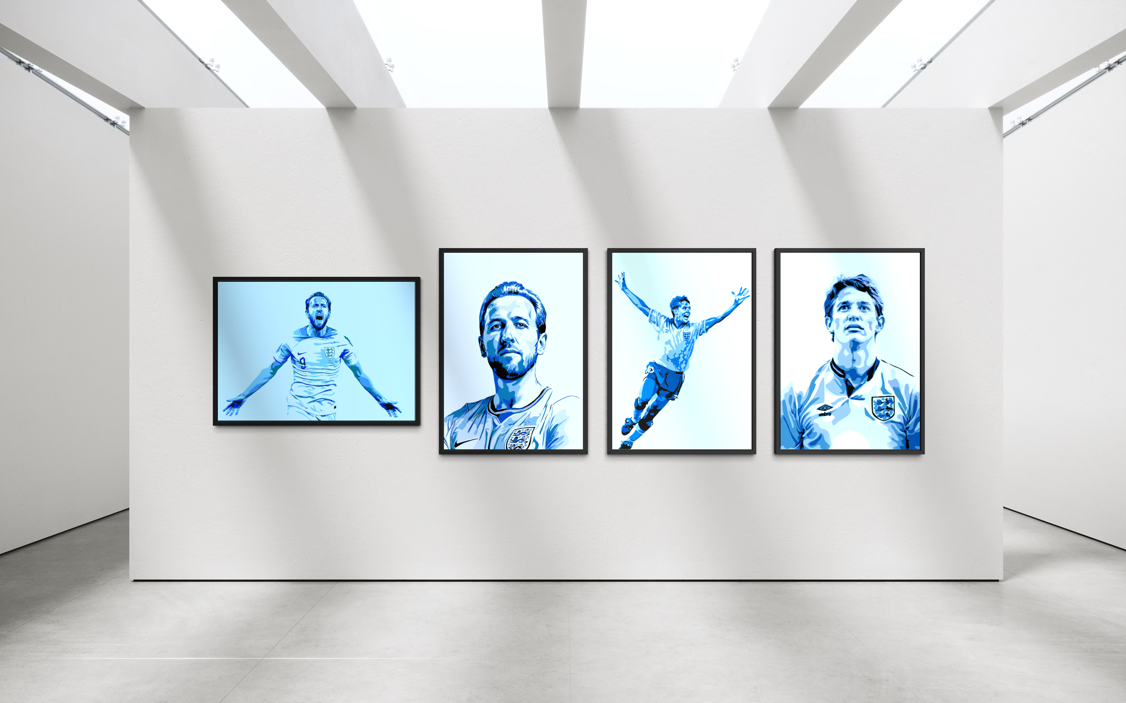 England - Blue