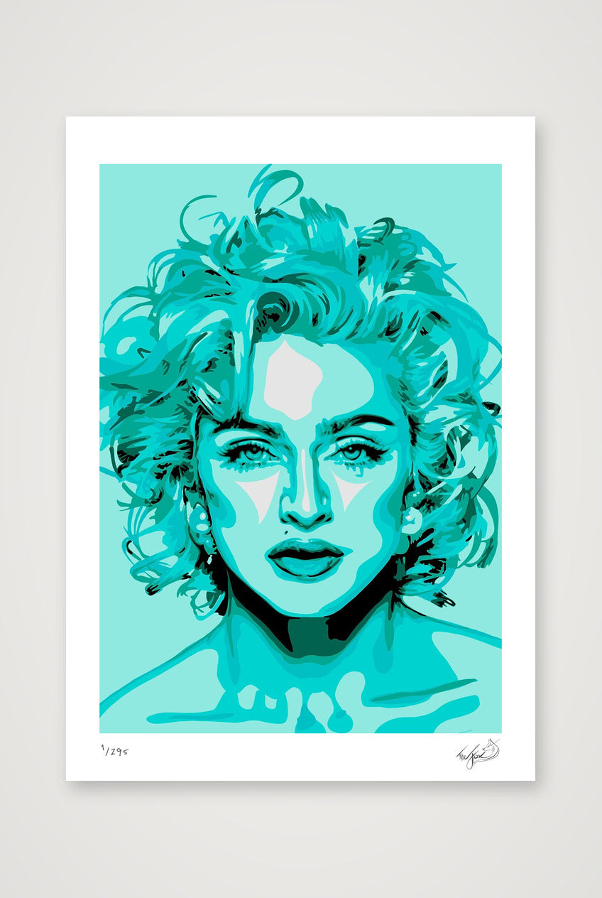 Madonna - mint — A3 (30×42cm, 12×17") Print only