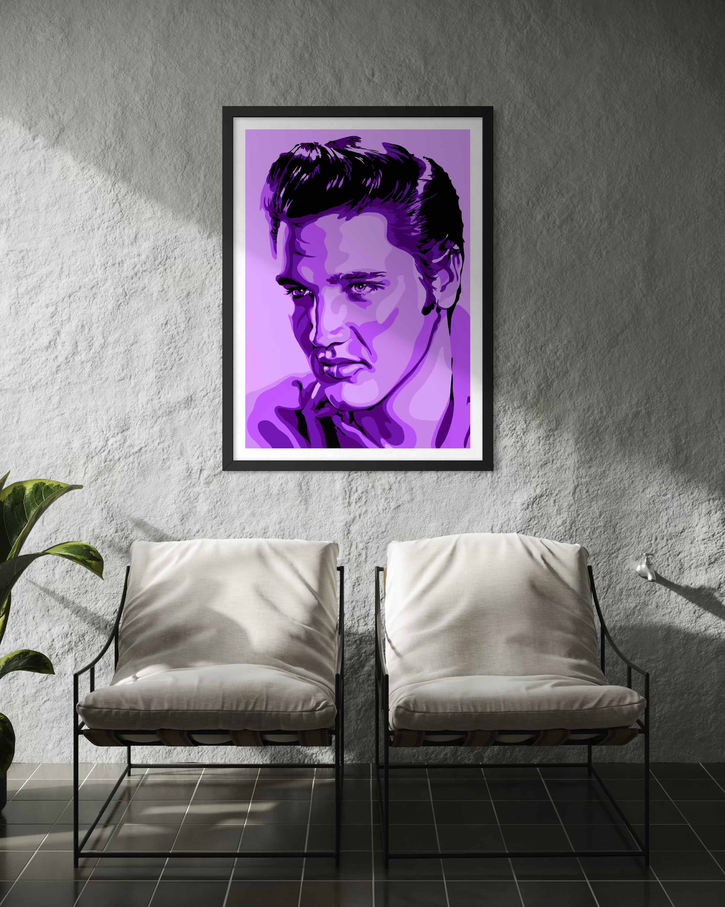 Elvis - Purple