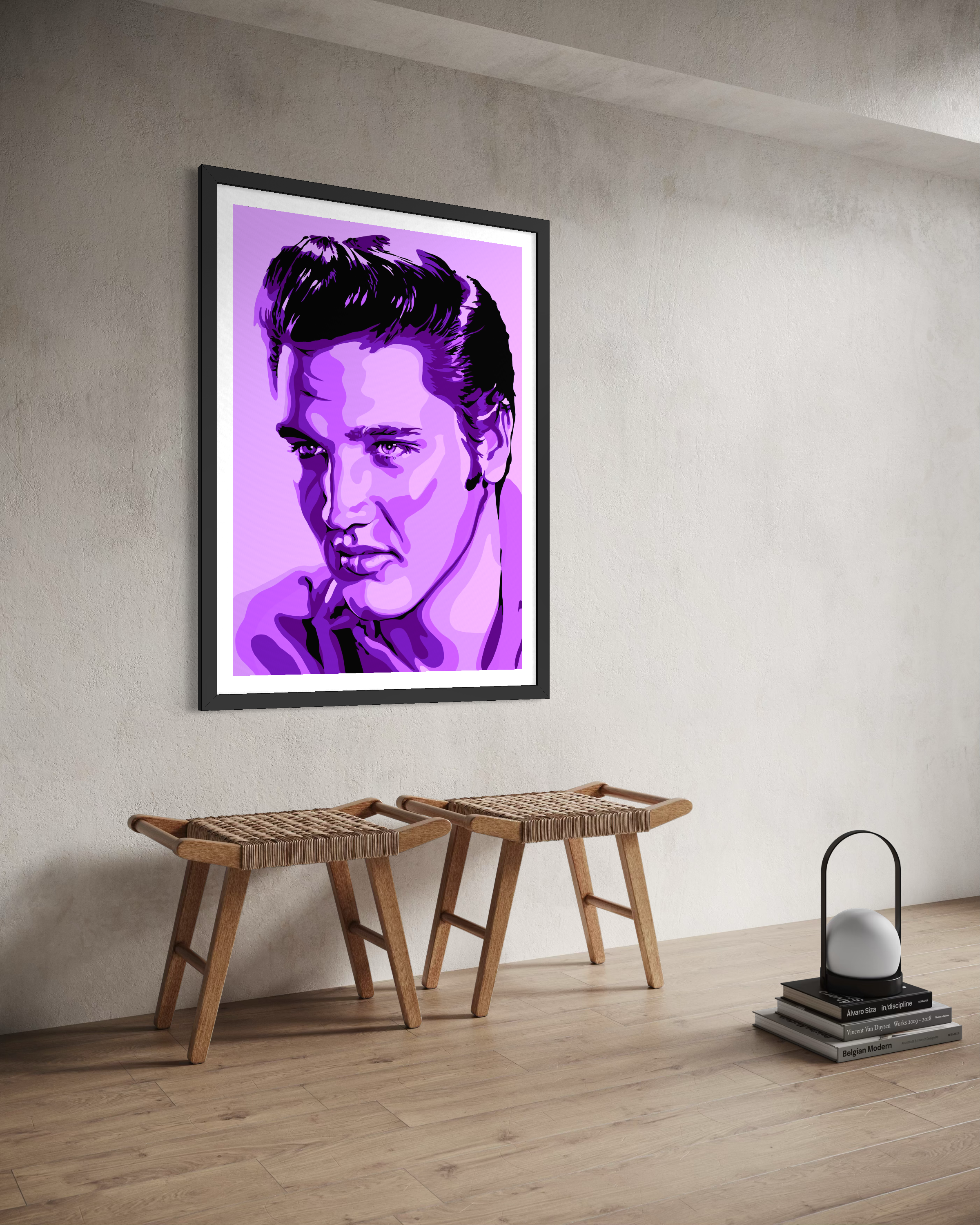 Elvis - Purple