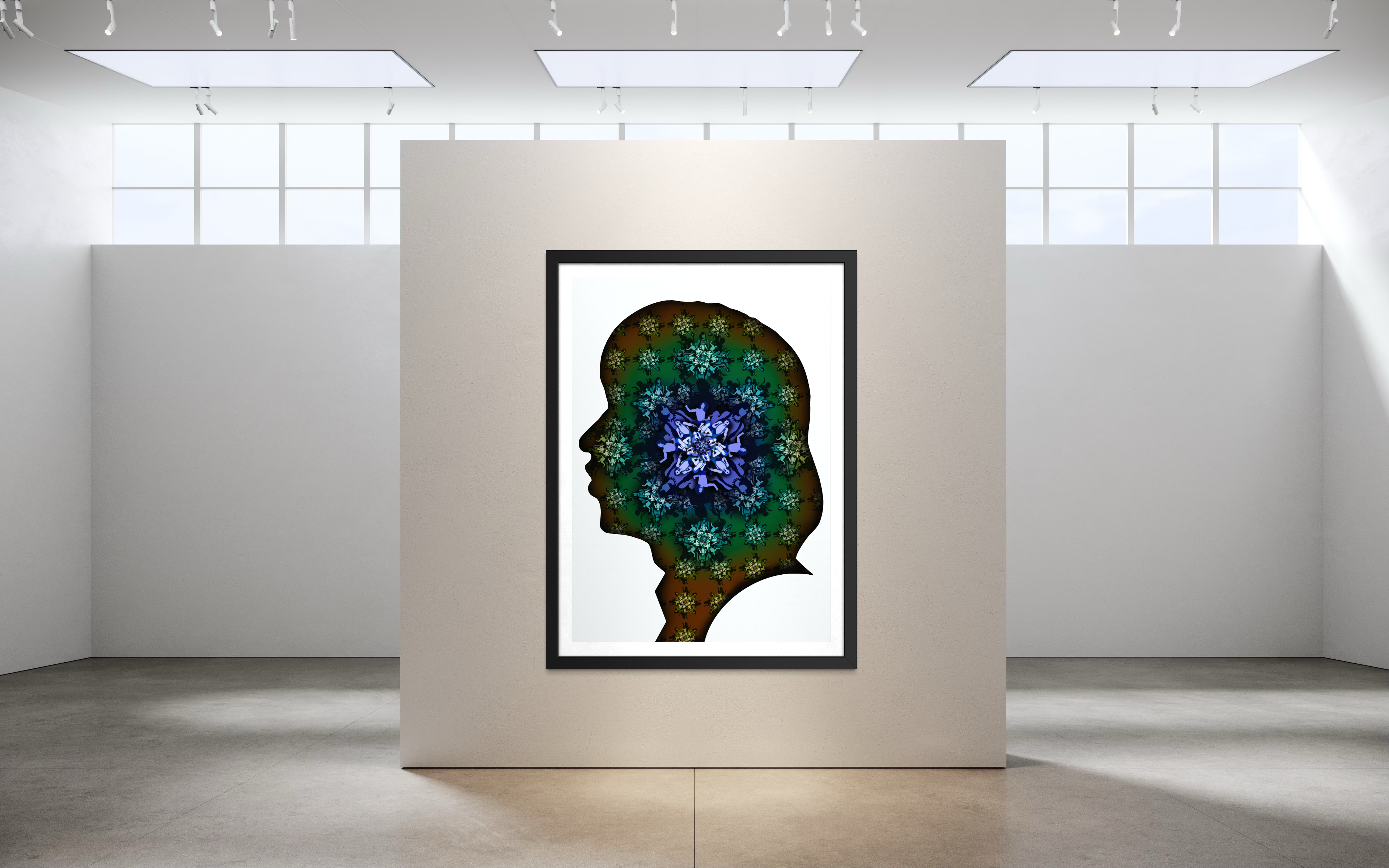 Jagger Silhouette - Blue Green