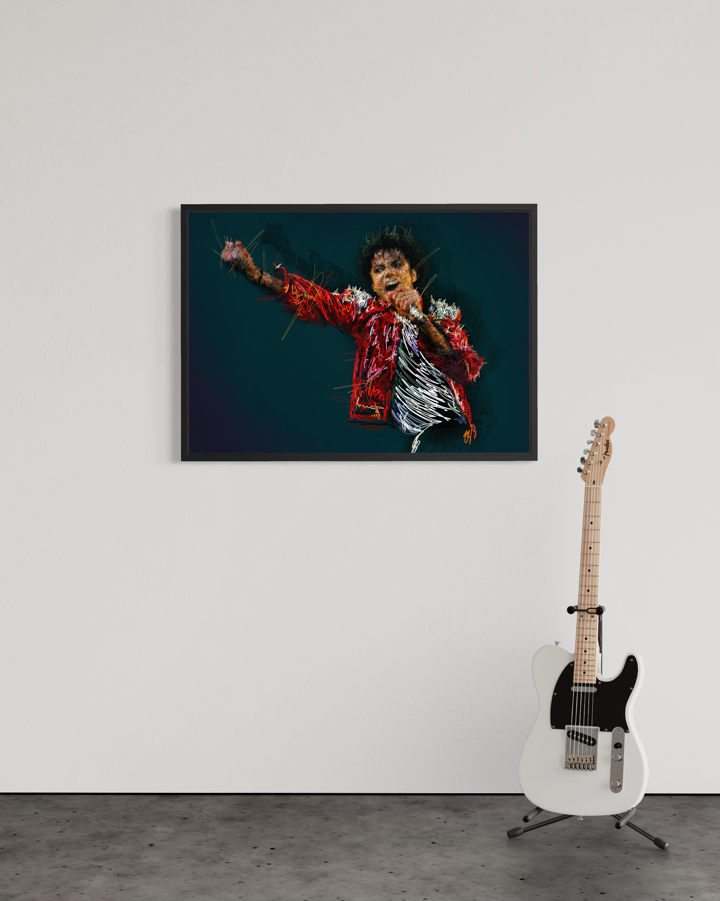 Michael - Teal Line