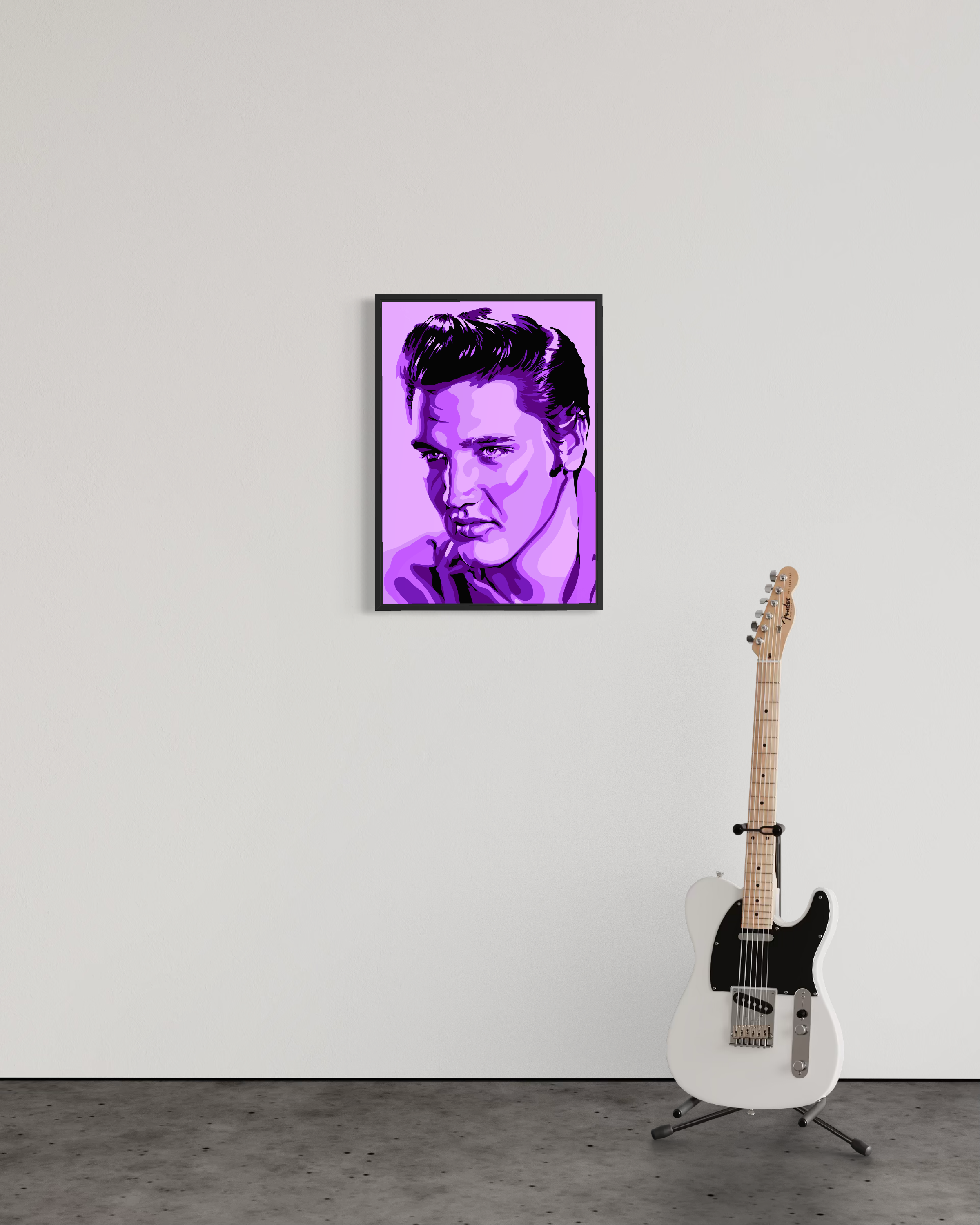 Elvis - Purple