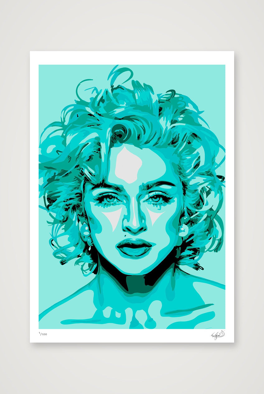 Madonna - mint — 59×84cm, 23×33" Print only
