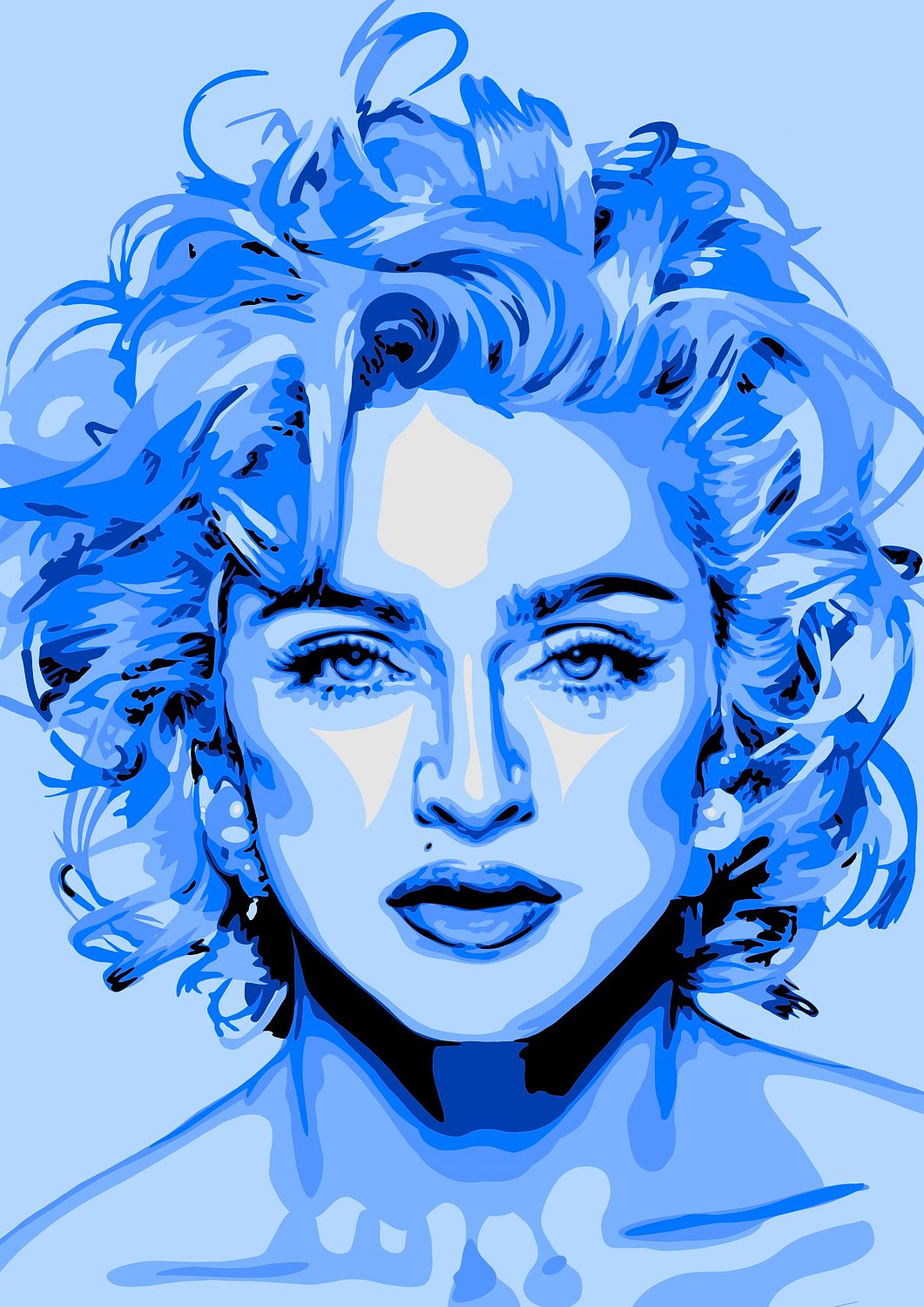 Madonna - blue