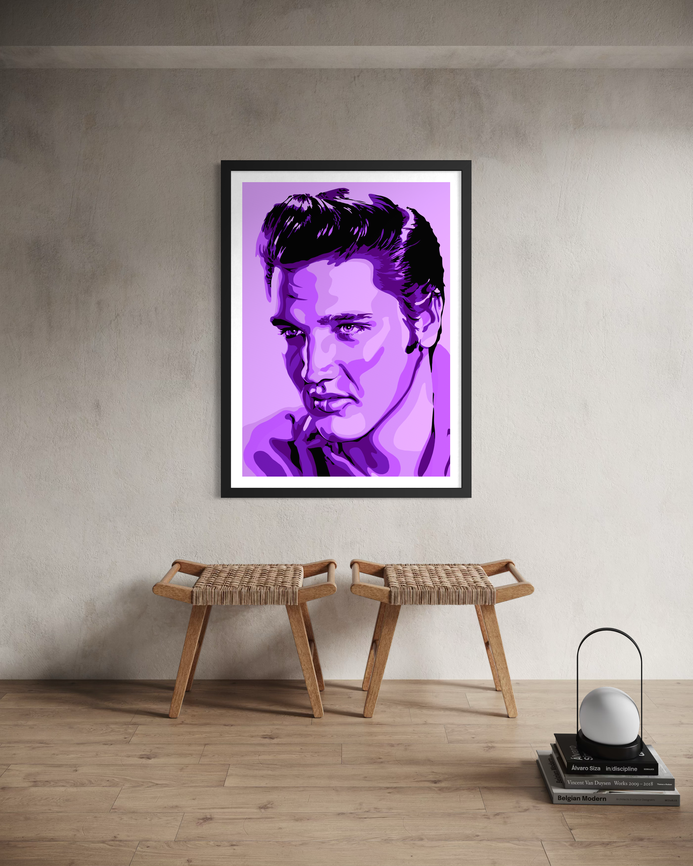Elvis - Purple