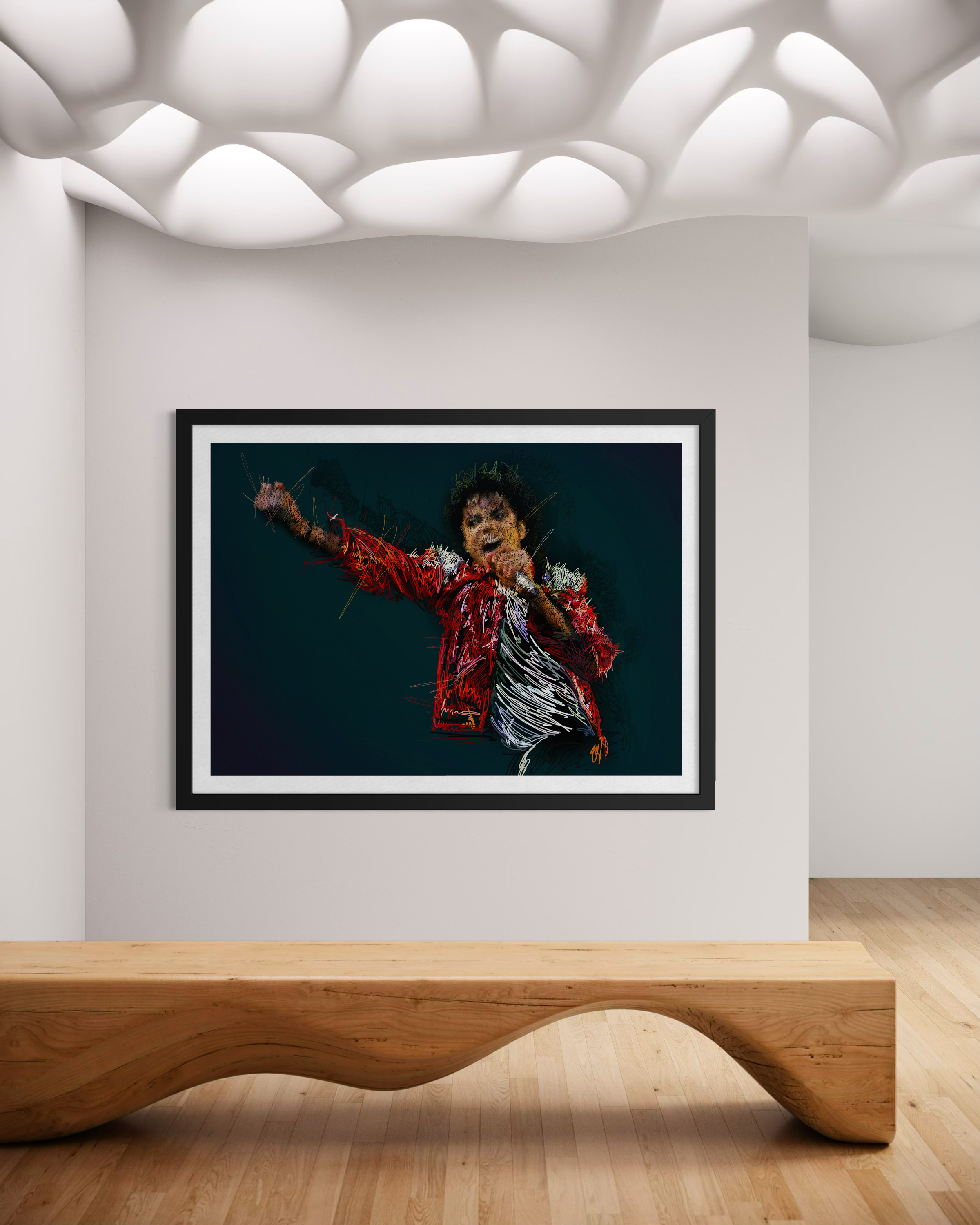 Michael - Teal Line