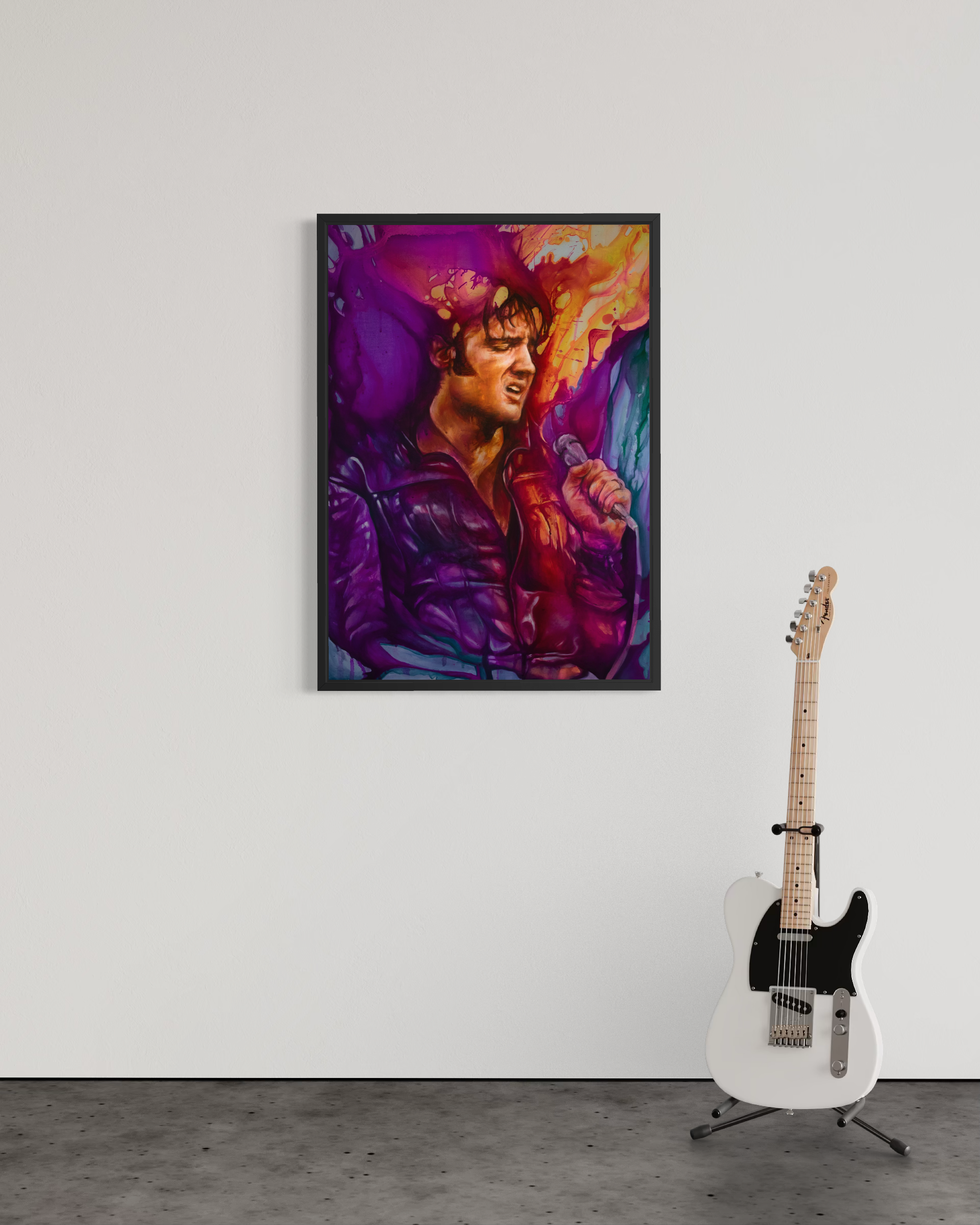 Elvis - Purple