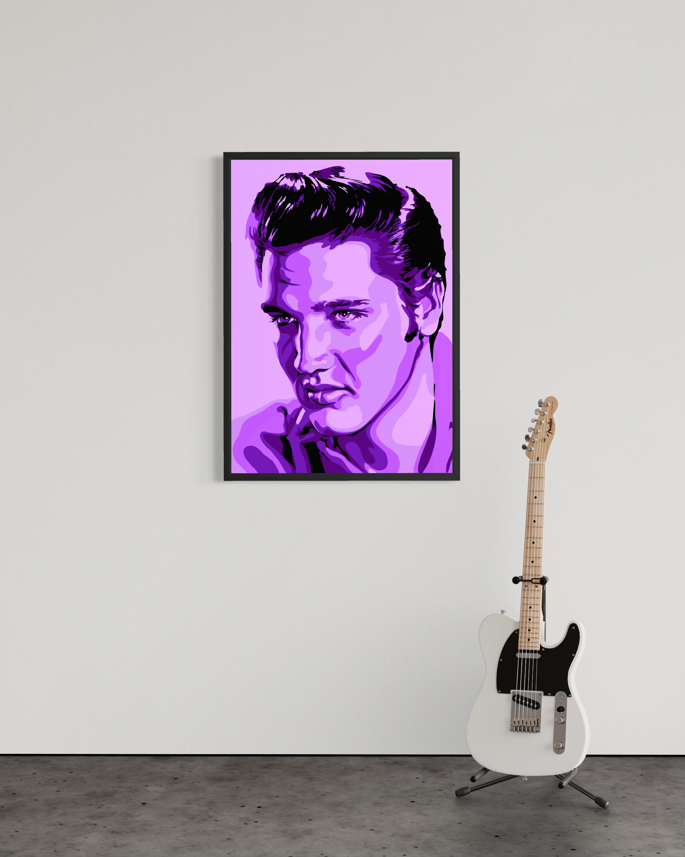Elvis - Purple