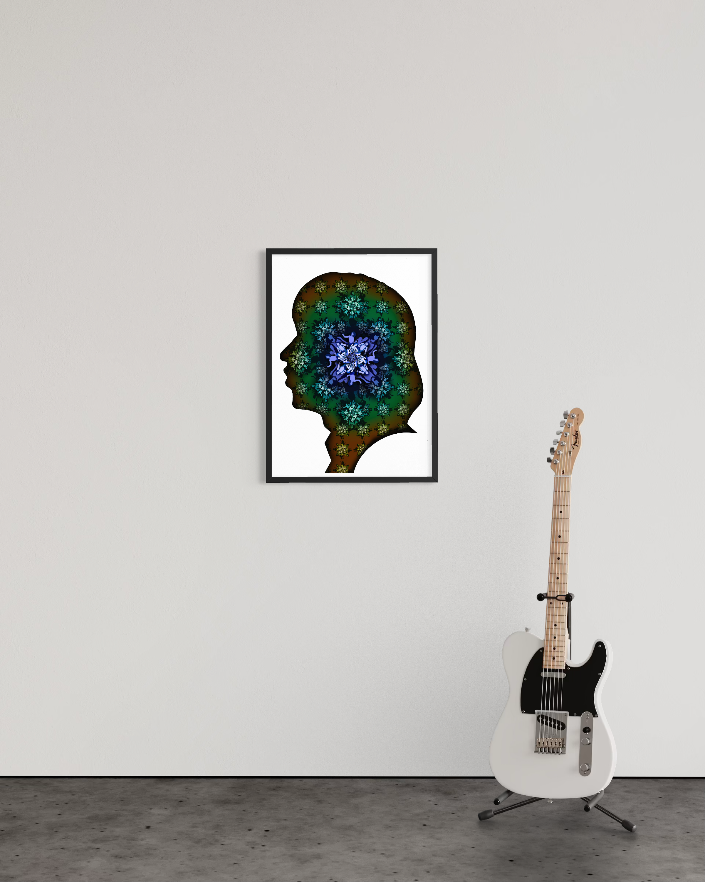 Jagger Silhouette - Blue Green