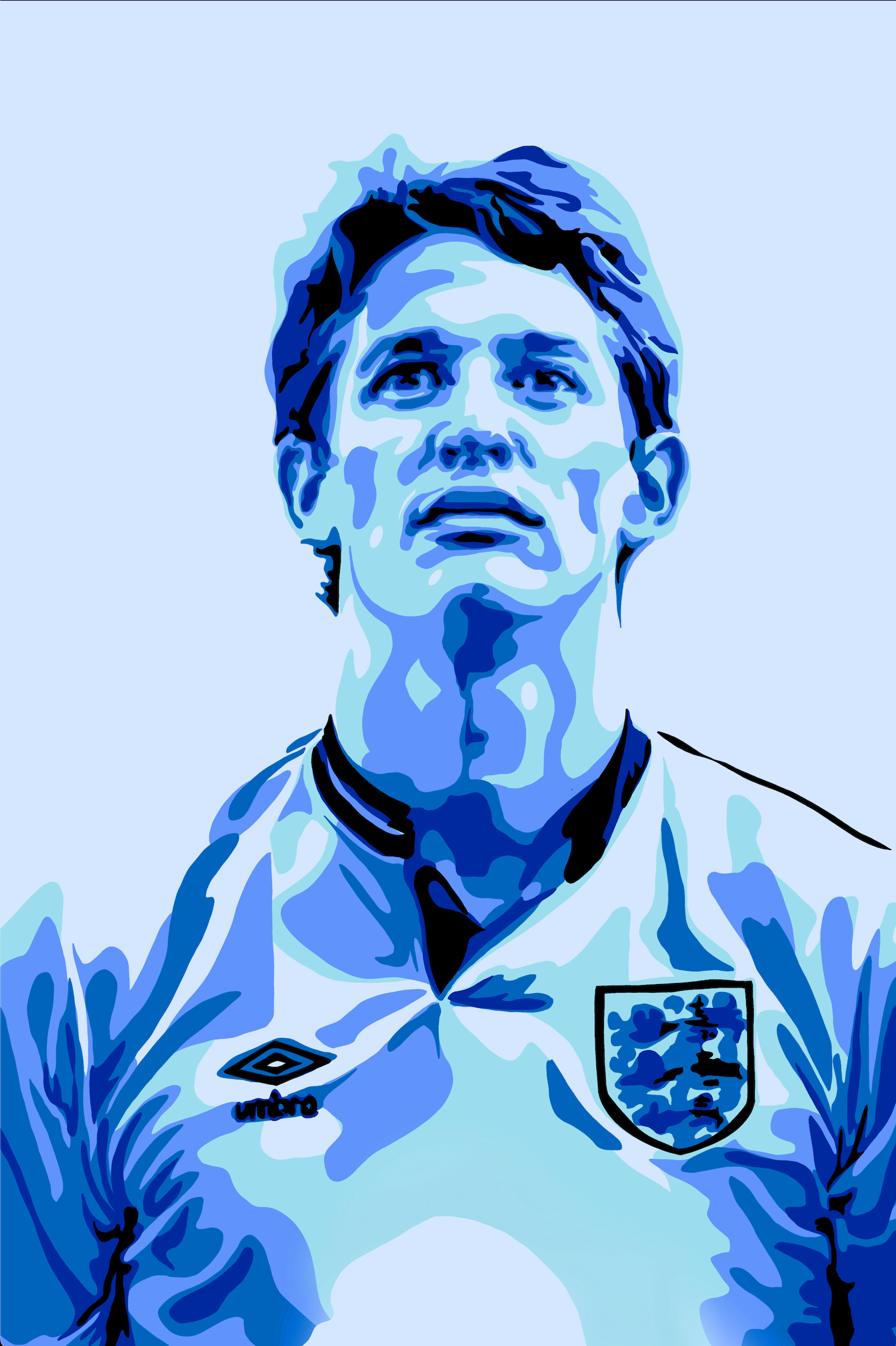 Gary Lineker  - Blue