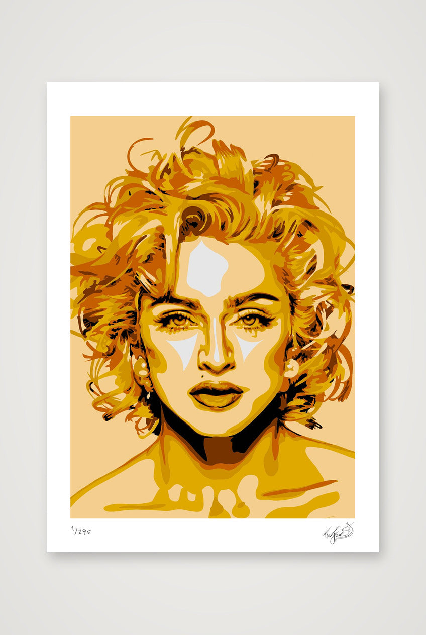 Madonna - gold — A3 (30×42cm, 12×17") Print only