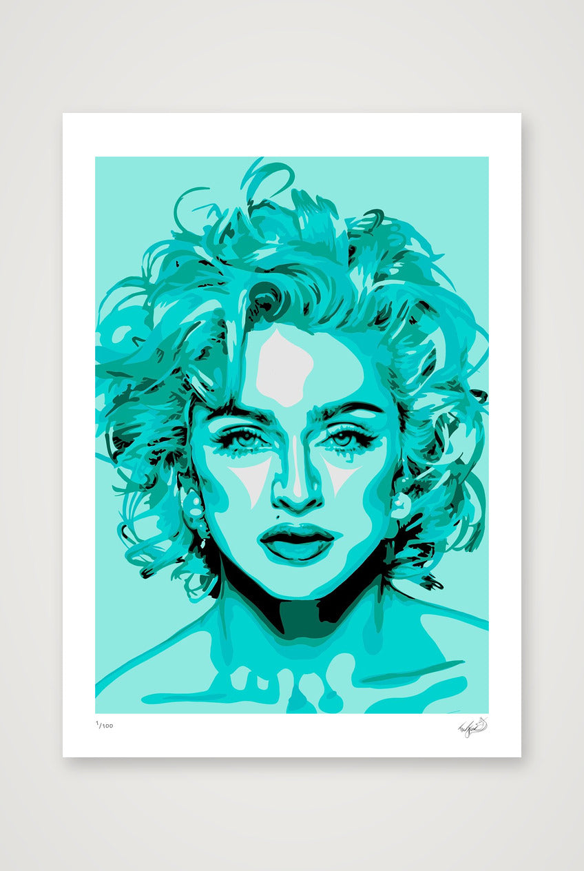 Madonna - mint — 42×59cm, 17×23" Print only